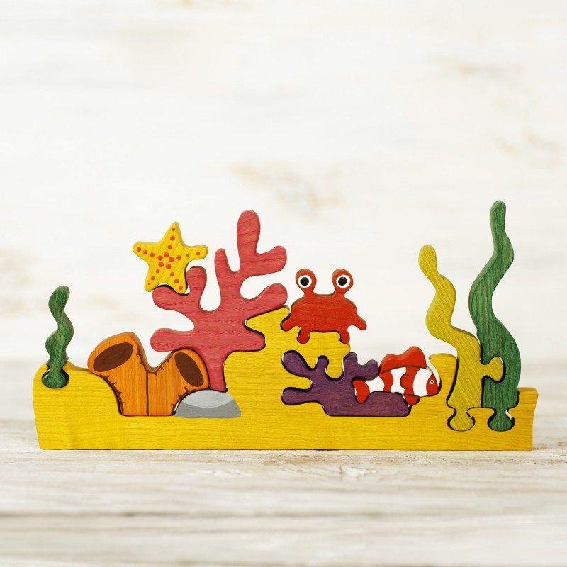 Coral reef puzzle toy
