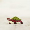 Wooden toy lake turtle figurine