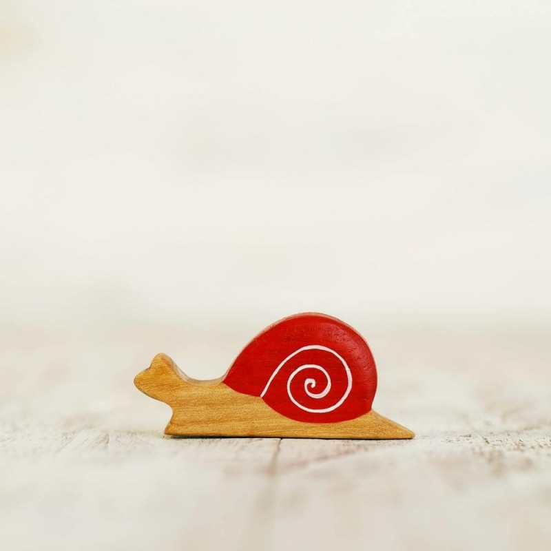 Toy snail figurine