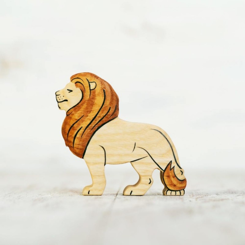 Toy lion figurine