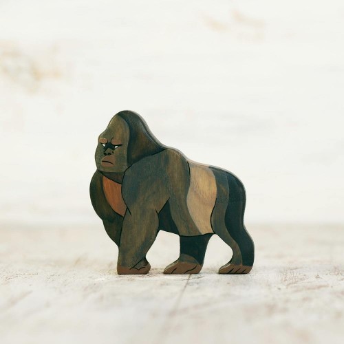 Wooden Toy Gorilla Figurine