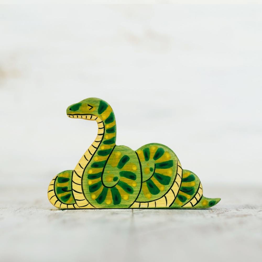 Wooden Snake Toy WoodenCaterpillar Toys
