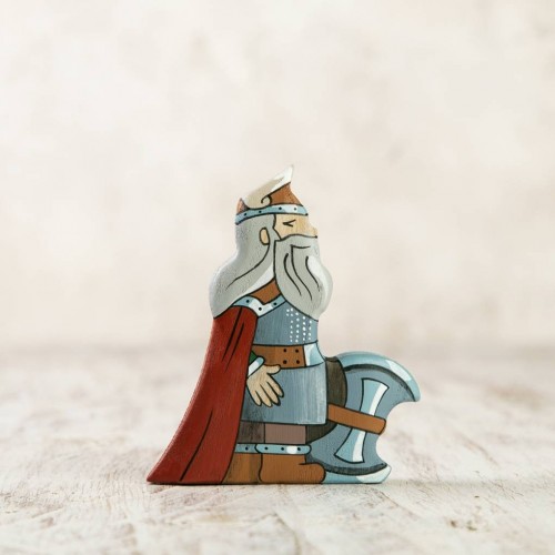 Wooden Dwarf figurine