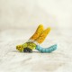 Wooden dragonfly figurine