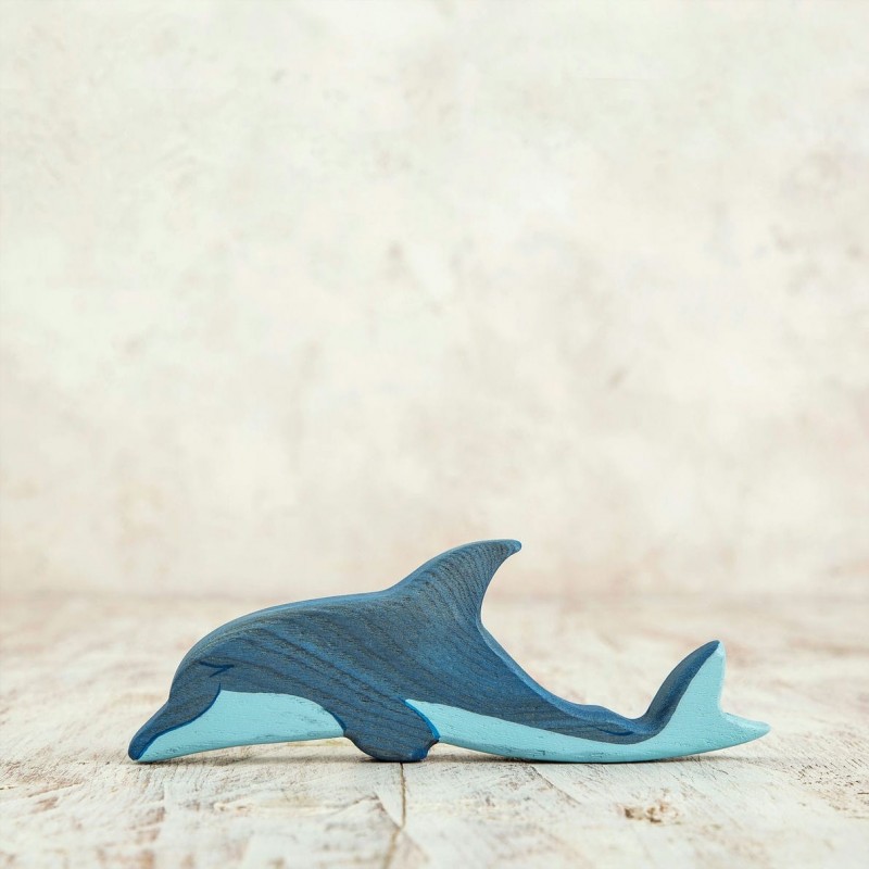 Wooden toy Dolphin figurine