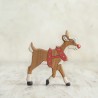 Wooden Rudolph figurine Christmas toy