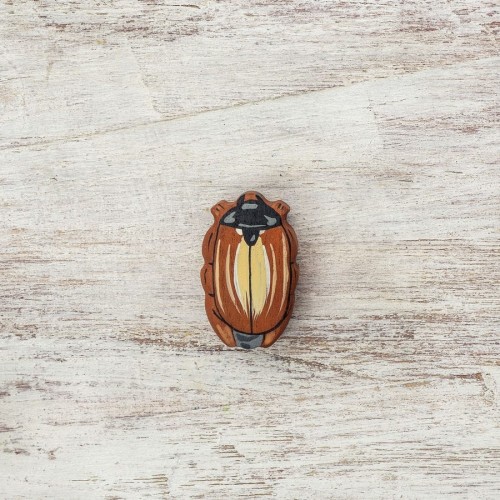 Wooden May-beetle toy
