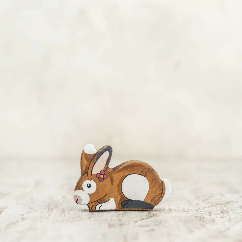 Brown bunny toy Easter gift