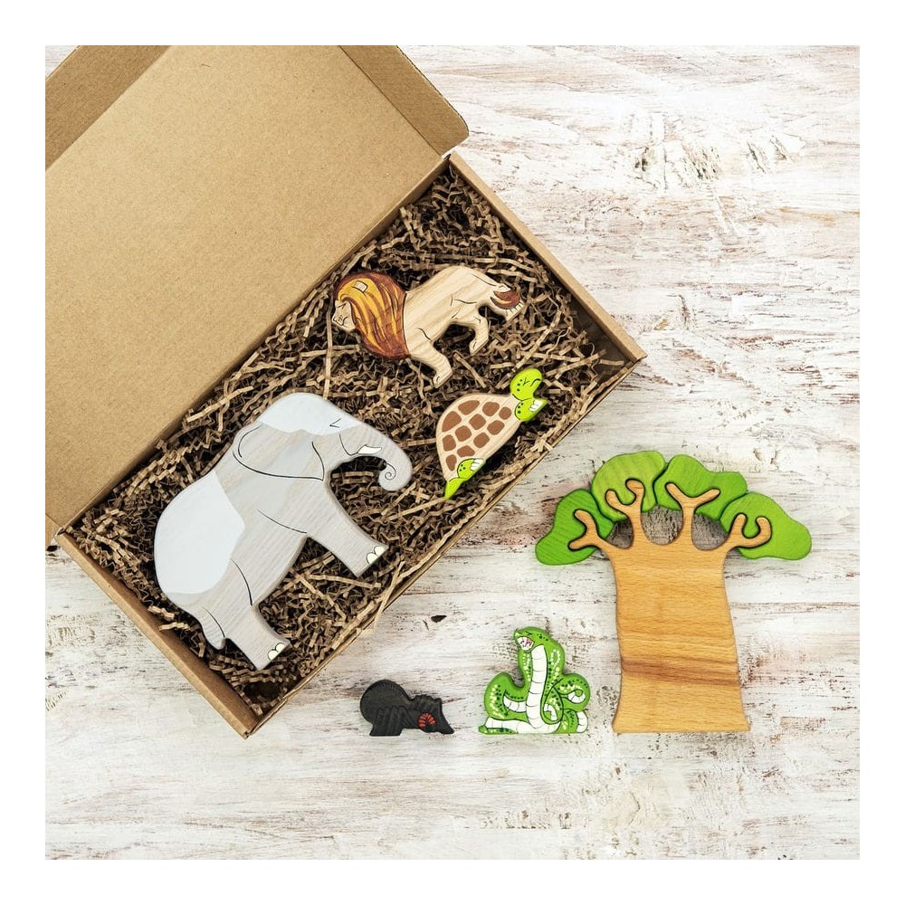 Toy Box Subscription "Wooden Treasures" WoodenCaterpillar Toys