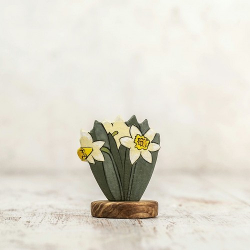 Wooden Daffodil Flower Toy Spring Flowers